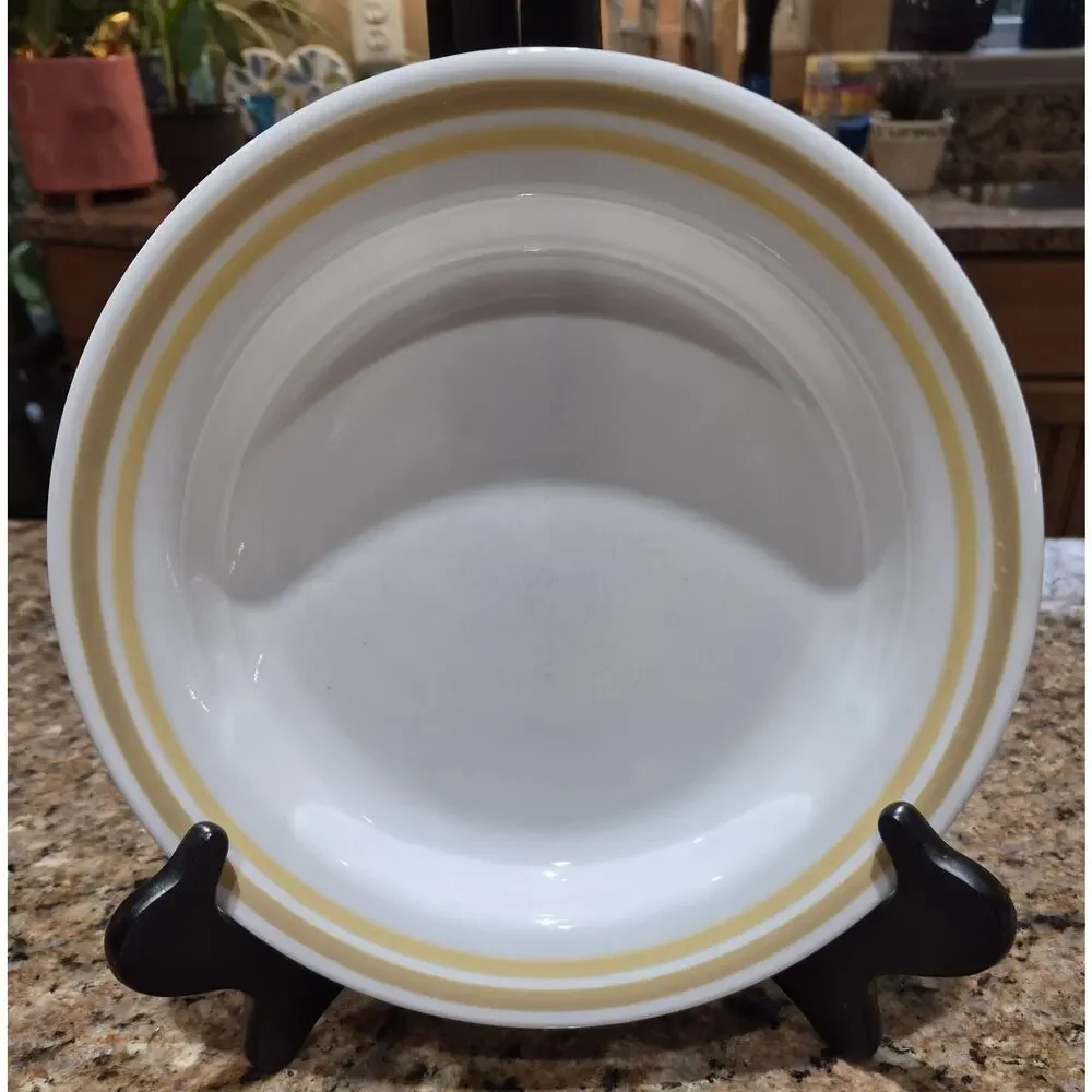 Corelle Citrus Dinnerware (2 Rimmed Bowls & 1 Luncheon Plate) Yellow